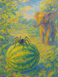 Cover of Anansi and the Talking Melon