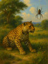 Cover of Anansi and the Leopard