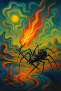 Cover of How Anansi Brought Fire to the World