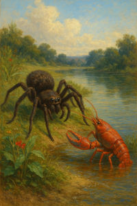 Cover of Anansi and the Water Crayfish