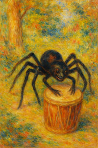 Cover of Anansi and the Drum That Sings