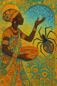 Cover of Anansi and the Rain Ceremony