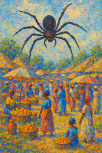 Cover of Anansi and the Market Day