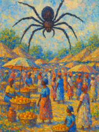 Cover of Anansi and the Market Day