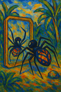 Cover of Anansi and the Magic Mirror