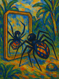 Cover of Anansi and the Magic Mirror