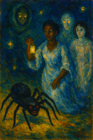 Cover of Anansi and the Night Spirits