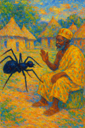Cover of Anansi and the Village Chief