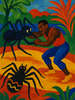 Cover of Anansi and the Wrestling Match