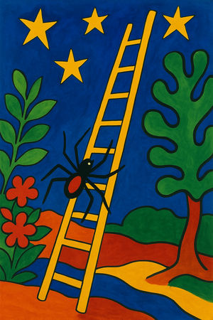 Cover of Anansi and the Star Ladder