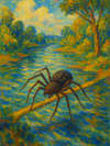 Cover of Anansi and the River Crossing