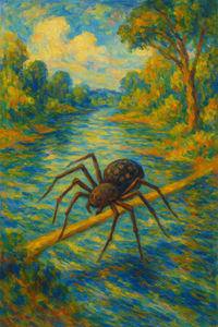 Cover of Anansi and the River Crossing