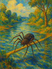 Cover of Anansi and the River Crossing