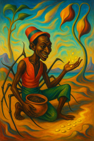 Cover of Anansi and the Magic Seeds