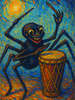 Cover of Anansi and the Talking Drum