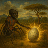 Cover of Anansi and the Thunder Egg