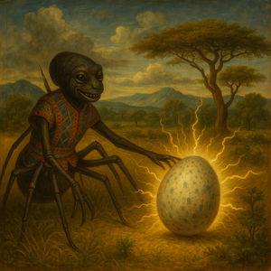Cover of Anansi and the Thunder Egg