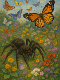 Cover of Anansi and the Butterfly Garden