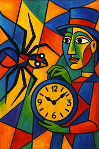 Cover of Anansi and the Time Keeper