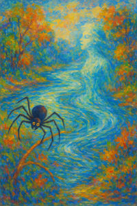 Cover of Anansi and the Singing River
