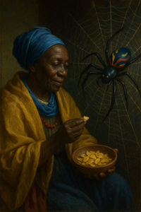 Cover of Anansi and the Wisdom Weaver