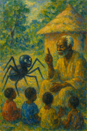 Cover of Anansi and the Respect Teacher