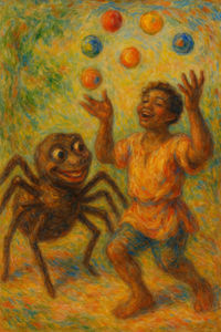Cover of Anansi and the Joy Juggler