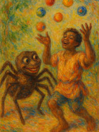 Cover of Anansi and the Joy Juggler