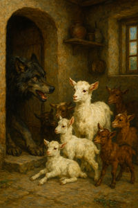 Cover of The Wolf and the Seven Young Goats