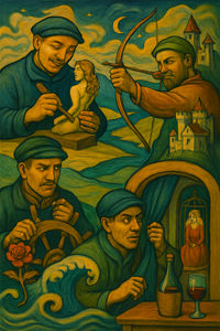 Cover of The Four Skillful Brothers