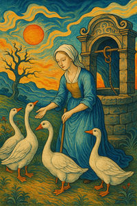 Cover of The Goose-Girl at the Well