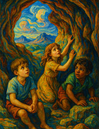 Cover of The Cave and the Thirteen Friends
