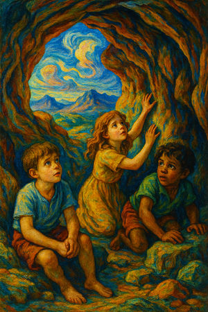 Cover of The Cave and the Thirteen Friends