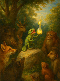 Cover of The chameleon and the magical cure