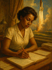 Cover of Evelyn's Numbers Sent Rockets to Space