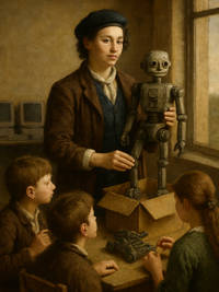 Cover of The Teacher Who Built Robots and Opened Minds