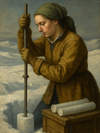 Cover of The Ice Reader Who Found Ancient Air