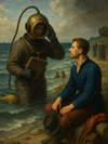 Cover of The Diver Who Mapped the Silent Waters