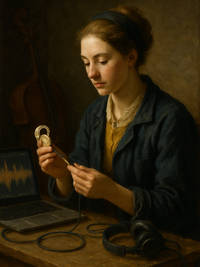 Cover of The Sound Engineer Who Rebuilt Silence Into Music
