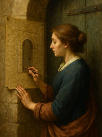 Cover of The Map Maker Who Drew Doors in Stone Walls