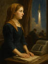 Cover of The Calculator Who Taught Herself to Fly Rockets