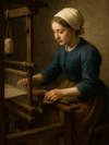 Cover of The Weaver Who Gave Words to Machines