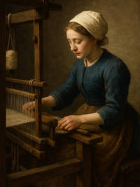 Cover of The Weaver Who Gave Words to Machines
