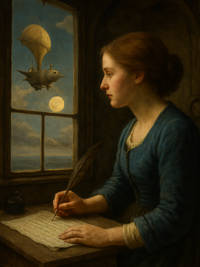 Cover of The Sky Writer Who Would Not Let the Journey Fail