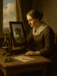 Cover of The Mirror Maker Who Made Flat Pictures Come Alive