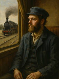 Cover of The Engineer Who Rode Every Train