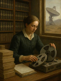 Cover of The Archivist Who Saved the Sky's Memory