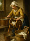 Cover of The Washerwoman Who Redesigned the Washing Machine