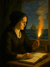 Cover of Widow's Work Lights Ships at Sea
