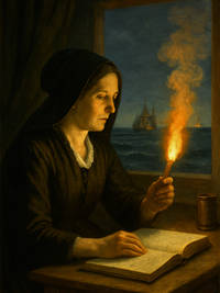Cover of Widow's Work Lights Ships at Sea
